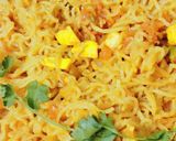 A picture of step 10 of Paneer bhurji masala maggi 😋❤️.