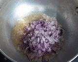 A picture of step 2 of Baigan Bhartha eggplant.