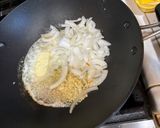 A picture of step 1 of Sotanghon Soup.