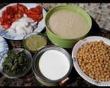 A picture of step 1 of Degi style Chana pulao.