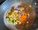 A picture of step 4 of Easy Hot and Sour Soup.