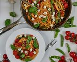 Spaghetti pomidorowe w zieleni krok przepisu 2 zdjęcie