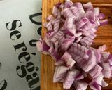 Une image de l'étape 4 de Pommes de terre sautées aux poivrons et oignon rouge.