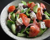 A picture of step 1 of Greek Salad Dressing.