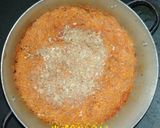 A picture of step 8 of Jollof rice and sauced beef my way.