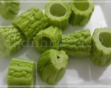 Hình bước làm 1 của món Canh mướp đắng nhồi thịt