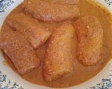 A picture of step 11 of Peanut sauce and matoke.