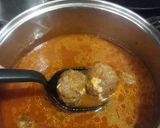 Foto del paso 4 de la receta: Albóndigas sin huevo rellenas de queso en caldillo de chipotle