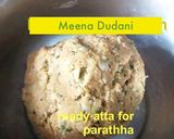 A picture of step 2 of Bottle Gourd/Lauki Thepla/paratha           .
