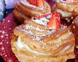 Une image de l'étape 14 de Choux crème pâtissière mascarpone et fruits rouges fraises 🍓.