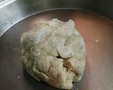 A picture of step 2 of Mung dal kachori.