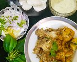 A picture of step 10 of Haryali chicken khrdai.