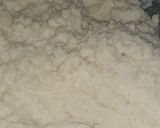 A picture of step 3 of Coconut burfi.