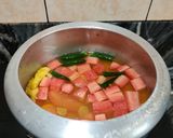 A picture of step 2 of Red carrot dal.