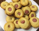 A picture of step 6 of Corndog bites.