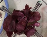 Foto langkah ke 2 dari resep *17) Red spinach tomato honey and lemon.