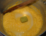 Foto del paso 1 de la receta: Polenta a los cuatro (4) quesos