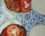 A picture of step 3 of Chicken Burger (Homemade Patties) With Fries.