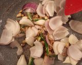 A picture of step 2 of Chilli Paneer.
