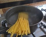 Foto del paso 15 de la receta: Spaghetti con salsa bechamel y pollo