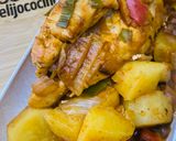 Foto del paso 6 de la receta: PECHUGAS DE POLLO A LA CAMPESINA 🥘🍗🥘🧅🧄🫑🥕🍅🥔🥫🥘