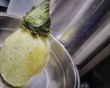 A picture of step 1 of Refreshing pineapple peel n Ginger juice#15minolessrecipecontest.