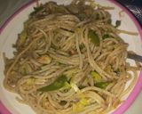 A picture of step 4 of Green vegetable spegati.