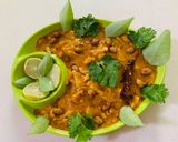 A picture of step 8 of Dal Dhokli.