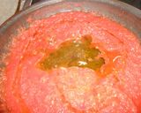 A picture of step 3 of Kefalonian Strapatsada.