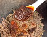 A picture of step 4 of Mapo Tofu (麻婆豆腐).