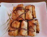 Foto langkah ke 4 dari resep Choco cheese banana rolls.