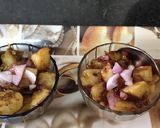 A picture of step 7 of Potato chaat.