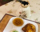A picture of step 10 of Stuffed 🧀 Chicken🐓With Pineapple 🍍Sauce(restaurant style).