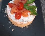 Pas rețetă Cheescake sărată cu philadelphia și salmone afumat 7 fotografie