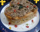 A picture of step 5 of Masoor Dal Paneer Stuffed Dhokla.