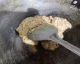 A picture of step 2 of Beetroot bottle gourd burfi.