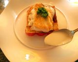 Foto del paso 4 de la receta: Perlas de sandía con crocante de queso y ajobanco