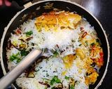 A picture of step 5 of Vegetable dum biriyani.