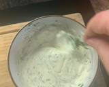 Spinach pancakes, smoked salmon with a creme fraiche and dill recipe step 1 photo