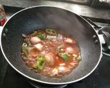 A picture of step 3 of Carrot manchurian.