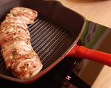 Tökmag bundás sertésszűz zöldségekkel recept fázis 2 fotója