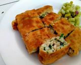 Foto langkah ke 8 dari resep 3. Martabak Teflon.