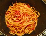 Une image de l'étape 6 de Pâtes à l'Amatricienne 