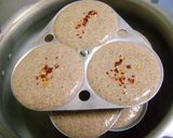 A picture of step 2 of Ragi Idli.