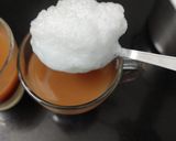 A picture of step 5 of Biryani chai, layered tea with spices.