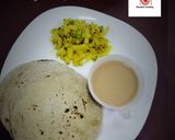 A picture of step 4 of Bajra ke Khakhra.