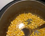 A picture of step 2 of Salted Popcorn home made.