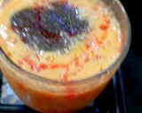 A picture of step 3 of Mango Roohafza Lassi.