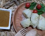 Foto langkah ke 4 dari resep Ayam Giling Gulung Sawi.