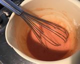Une image de l'étape 10 de Flan pâtissier façon cheesecake aux pralines roses.